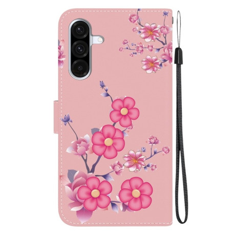 Чехол-книжка Colored Drawing Series на Samsung Galaxy A36 5G / A56 5G - Blossoms