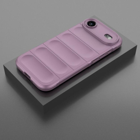 Силиконовый чехол Magic Flannel для iPhone Air - фиолетовый