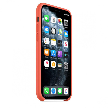 Силіконовий чохол Silicone Case Clementine (Orange) на iPhone 11 Pro Max-преміальна якість