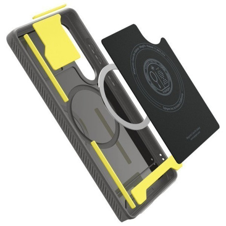 Оригинальный чехол Spigen Rugged Armor Mag MagSafe для Samsung Galaxy S25 - Gray