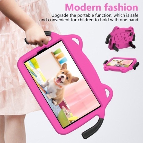 Протиударний чохол Ice Baby EVA Shockproof Hard для Xiaomi Redmi Pad 4G SE 8.7 2024 - Rose Red+Black