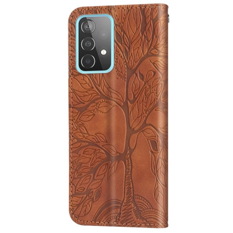 Чехол-книжка Life of Tree для Samsung Galaxy A33 5G - коричневый