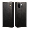 Чехол-книжка Simple Wax Crazy Horse для OnePlus 13T 5G - чорний