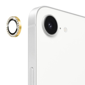 Защитное стекло на камеру ENKAY AR Anti-reflection Camera Lens для iPhone 16e - золотое