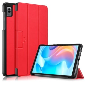 Чехол-книжка Magnetic Buckle Custer для Realme Pad Mini 8.7 -  красный