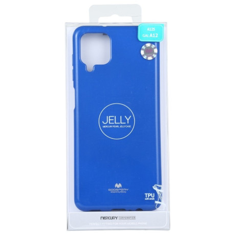 Чохол MERCURY GOOSPERY JELLY на Samsung Galaxy A12/M12 - синій