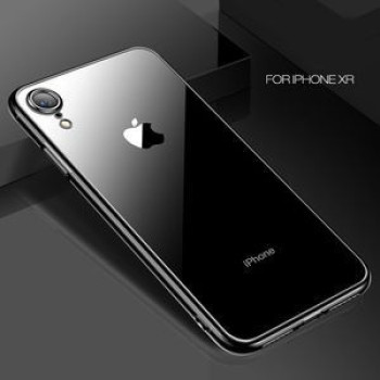 Ударозащитный силиконовый чехол CAFELE на iPhone XR-черный
