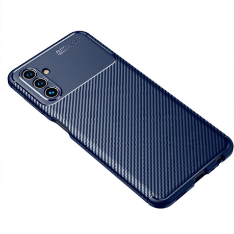 Ударозащитный чехол HMC Carbon Fiber Texture на Samsung Galaxy A04s/A13 5G - синий
