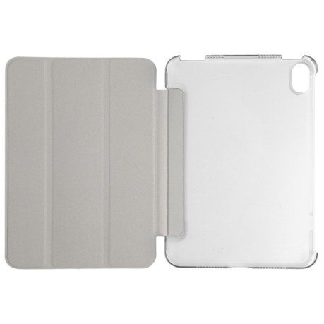 Чохол-книжка Silk Texture Three-fold на iPad mini 6 - сріблястий