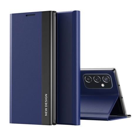 Чехол-книжка Electroplated Ultra-Thin для Samsung Galaxy M52 5G - синий