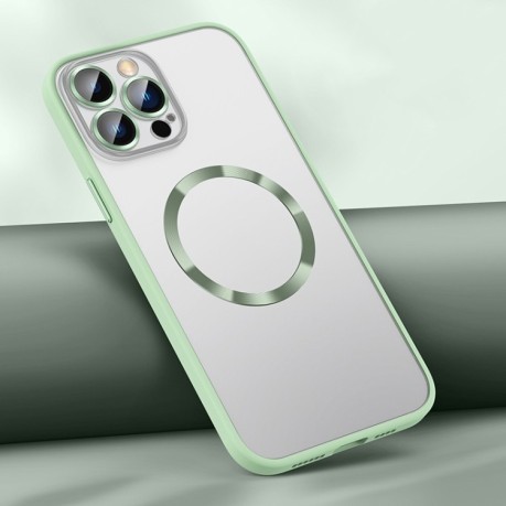 Протиударний чохол Skin Feel (MagSafe) для iPhone 12 Pro Max - зелений
