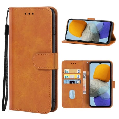 Чехол-книжка EsCase Leather для Samsung Galaxy M23 5G / F23 - коричневый