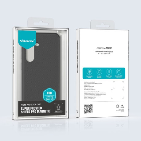 Протиударний чохол NILLKIN Frosted Shield Pro Magnetic Magsafe на Samsung Galaxy S24 5G - чорний
