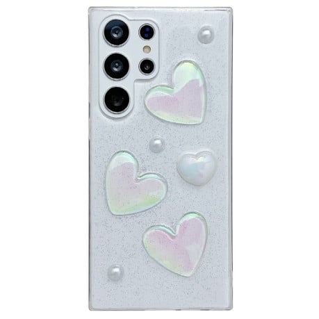 Противоударный чехол Love Epoxy для Samsung Galaxy S24 Ultra 5G - прозрачный