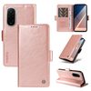 Чехол-книжка YIKATU YK-007 с боковой застежкой на Xiaomi Poco M7 4G 169mm — розово-золотой