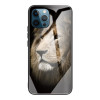 Стеклянный чехол Border для iPhone 13 Pro - Lion