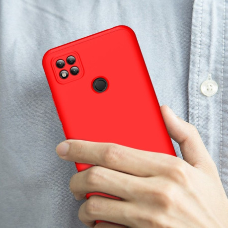 Протиударний чохол GKK Three Stage Splicing на Xiaomi Redmi 10A/9C - червоний