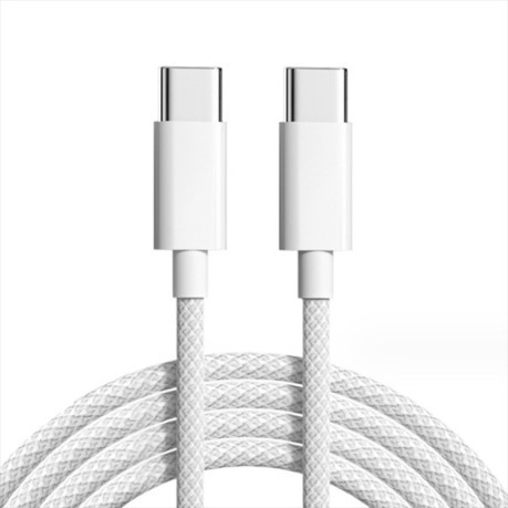 Кабель 60W USB-C/Type-C до USB-C/Type-C Fast Charging Data Cable, Length: 1m - білий