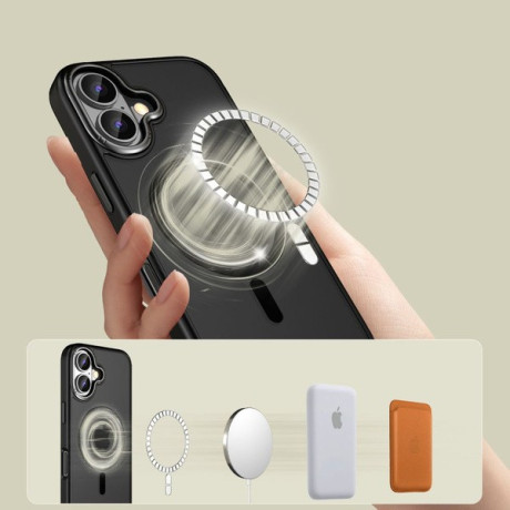 Чохол Tech-Protect MagEdge MagSafe для iPhone 16 - Semi-Transparent
