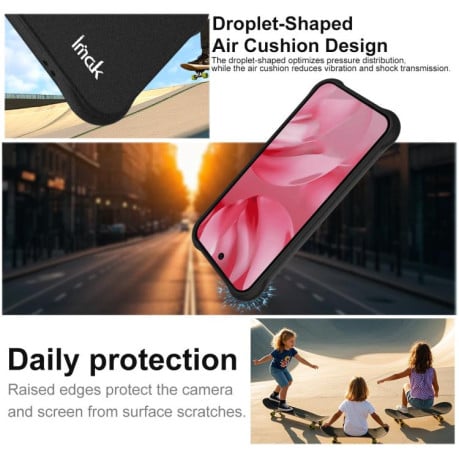 Силіконовий чохол imak Airbag із посиленими кутами на Google Pixel 10 Pro XL - чорний