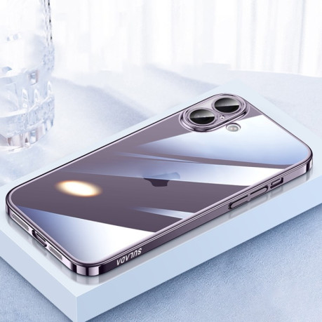 Противоударный чехол SULADA JINGJIA Series для iPhone 16 - фиолетовый