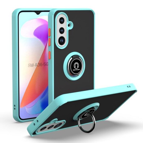Противоударный чехол Q Shadow 1 Series для Samsung Galaxy A36 5G - голубой