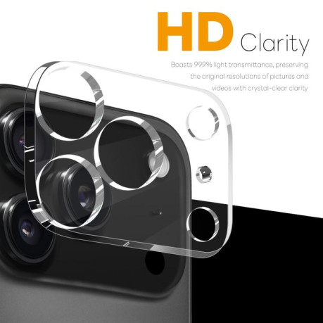 Защитное стекло на камеру NORTHJO Camera Lens Protector 3D HD для iPhone 17 Pro - прозрачное