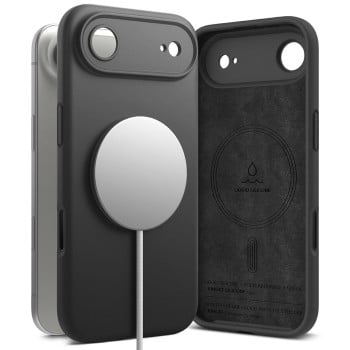 Оригинальный силиконовый чехол Ringke Silicone Magnetic с MagSafe на iPhone Air - Black