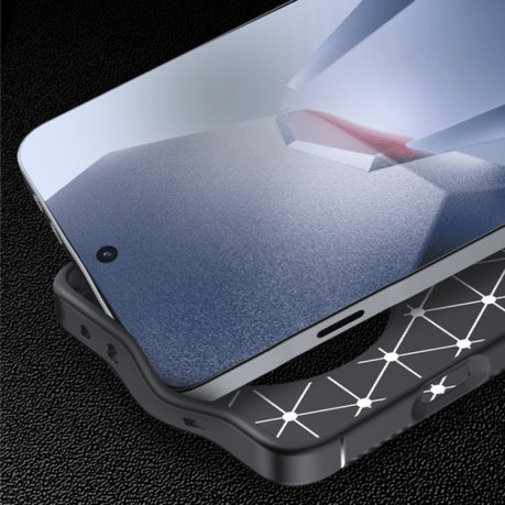 Ударозахисний чохол HMC Carbon Fiber Texture на OnePlus 13R/Ace 5/Ace 5 Pro/5 Pro - чорний