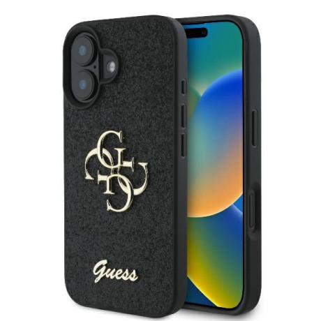 Оригінальний чохол Guess Big Metal Logo для iPhone 16 Plus - black