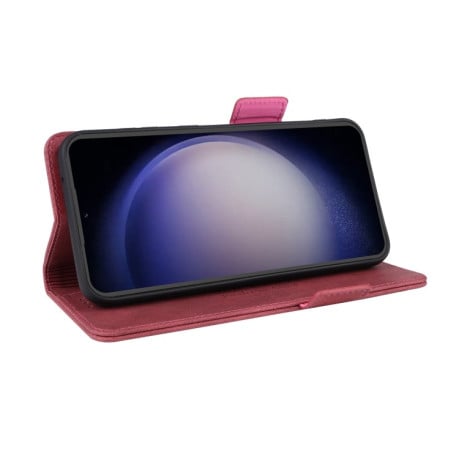 Чехол-книжка Magnetic Clasp Flip для Samsung Galaxy S23 FE 5G - красный