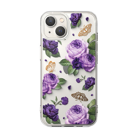 Чехол Ringke Fusion Design Armored Case Cover with Gel Frame  для iPhone 14 Plus - Purple rose