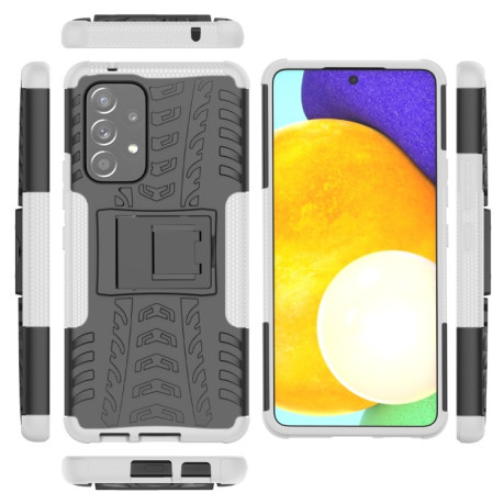 Противоударный чехол Tire Texture на Samsung Galaxy A53 5G - белый