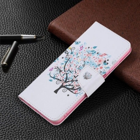 Чохол-гаманець Colored Drawing Pattern для Samsung Galaxy A03s - Tree