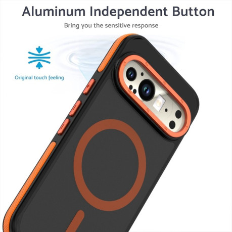 Протиударний чохол Dual-Color Skin Feel Magsafe Magnetic для Google Pixel 9 Pro XL - синій