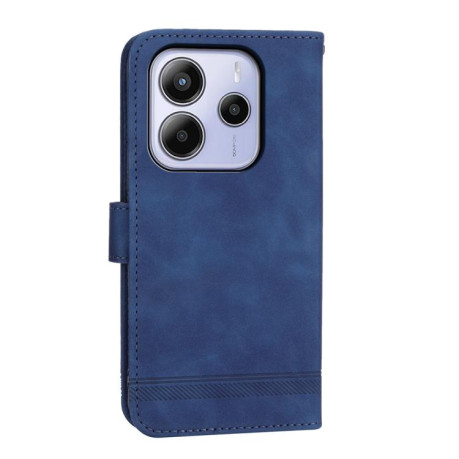 Чохол-книжка Dierfeng Dream Line для Xiaomi Redmi Note 14 4G 164.48mm - синій