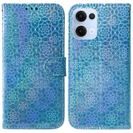 Чехол-книжка Solid Color Colorful на OPPO Reno13 Global - синий