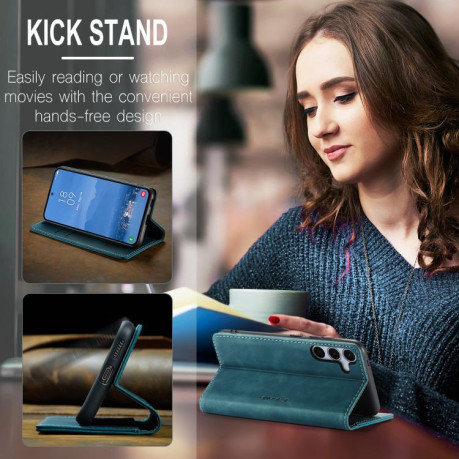 Чохол-книжка CaseMe-013 Multifunctional для Samsung Galaxy S25+ 5G - синій