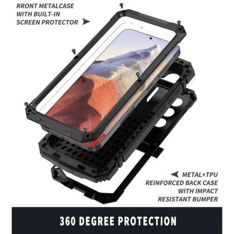 Противоударный чехол R-JUST Life Waterproof для  Samsung Galaxy S25 5G - черный