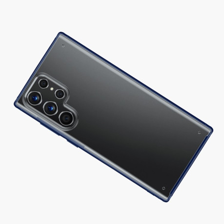 Ударозащитный чехол Four-corner на Samsung Galaxy S22 Ultra 5G - синий
