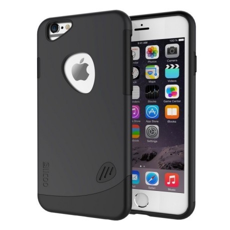 Протиударний Чохол Slicoo Cobblestone Black для iPhone 6, 6S