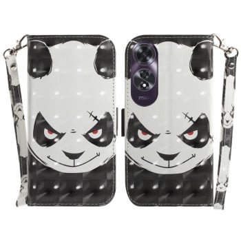 Чохол-книжка 3D Colored Horizontal Flip Leather для OPPO A60 4G - Bear
