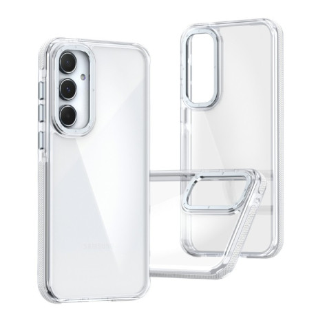 Чехол Dual-Color Clear Acrylic Hybrid для Samsung Galaxy A55 5G - прозрачный