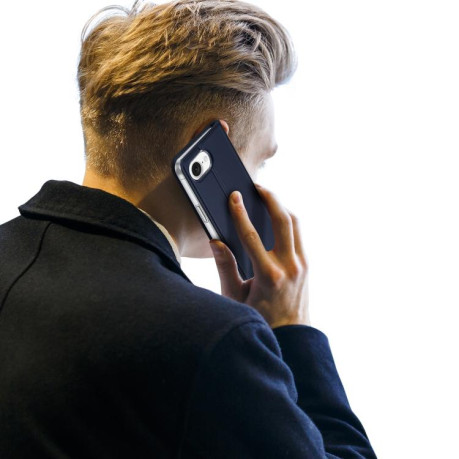 Чохол-книжка DUX DUCIS Skin Pro Series для iPhone 16e - синій