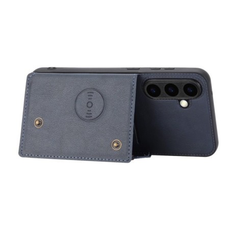 Протиударний чохол Double Buckle для Samsung Galaxy S25 5G - синій