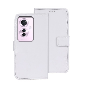 Чохол-книжка idewei Crazy Horse Texture для OPPO Reno11 F 5G - білий