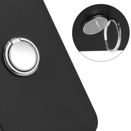 Протиударний чохол Matte with Ring Holder для Xiaomi Redmi Note 14 4G - сріблястий