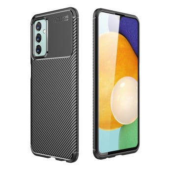 Ударозащитный чехол HMC Carbon Fiber Texture на Samsung Galaxy M23 - черный