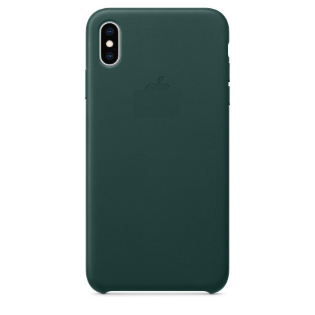Кожаный Чехол Leather Case Forest Green для iPhone X/Xs