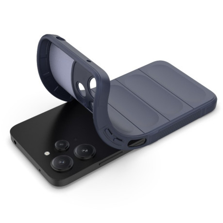 Силиконовый чехол Magic Flannel для Xiaomi Redmi 12 5G/Poco M6 Pro 5G - белый